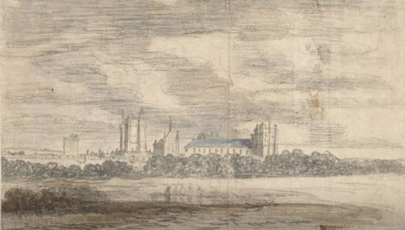View on the Château de Vincennes