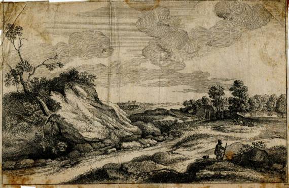 Dune Landscape with a Huntsman