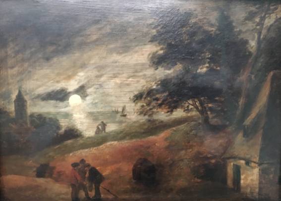 Dune Landscape in Moonlight