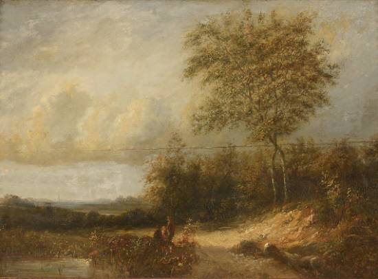 Animated Lakeside Landscape