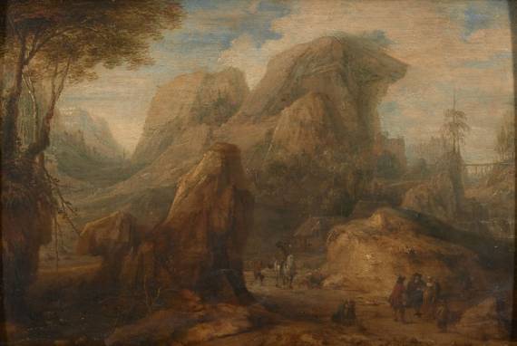 Rocky Landscape with Figures