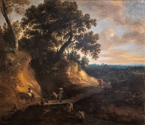 Landscape with Country Road and Wayfarers