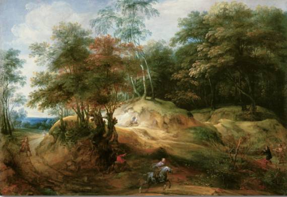 Forest Landscape with Ambush