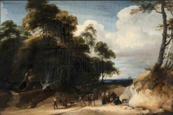 Peasants at the Edge of a Forest 