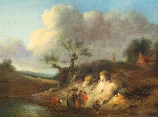 Landscape with Farmers