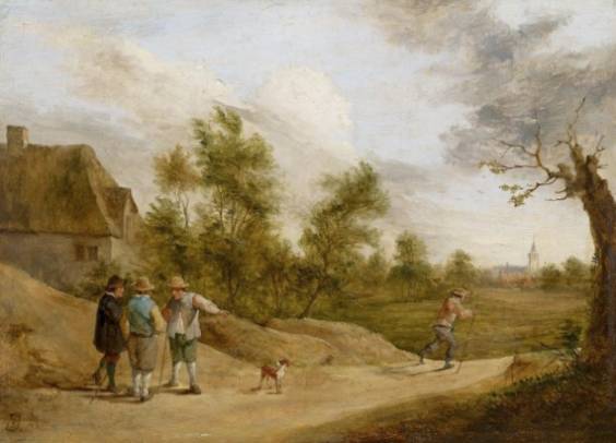 Dutch Farmers on their Way to Town