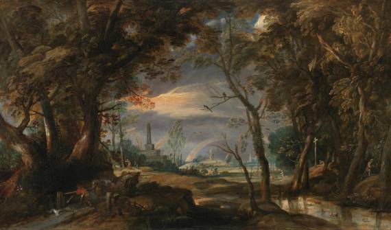 Landscape with Thunderstorm