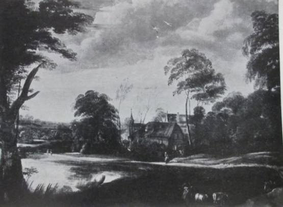 Landscape with Storks