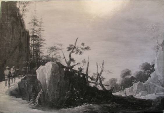 Rocky Landscape with Conversing Men