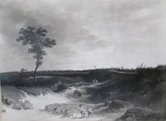 A Distant Landscape with Sand Dunes