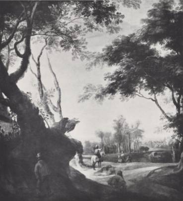 Wooded Landscape with Distant View