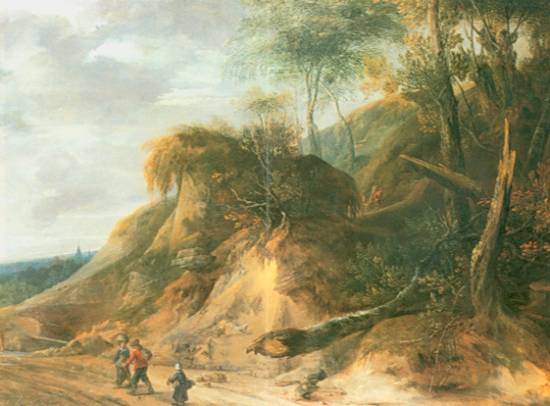 Landscape with Wooded Hill