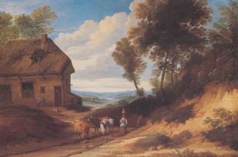Dune Landscape with Herd