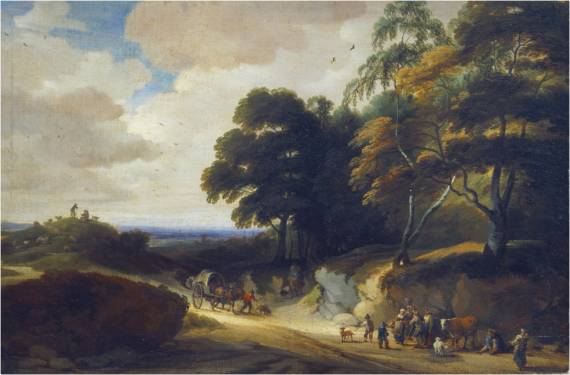 Road at the Edge of a Forest