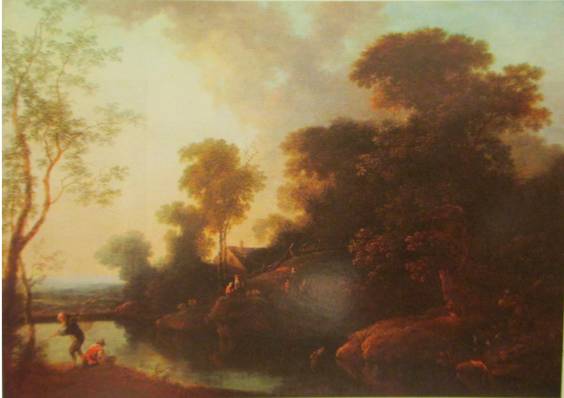 Wooded River Landscape 