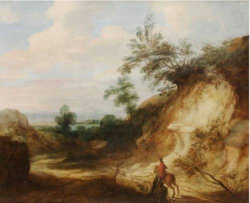 Landscape with a Horseman in a Red Jacket