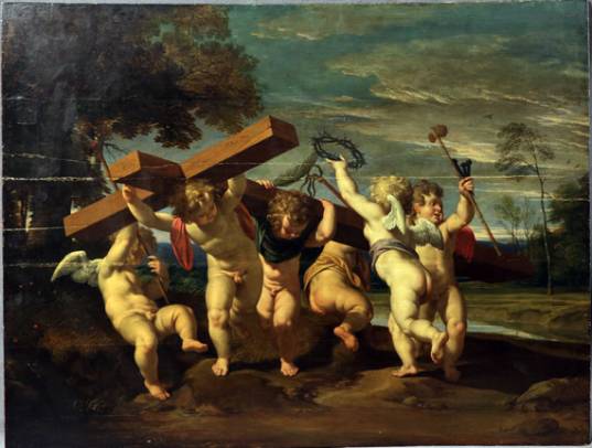 Putti with Symbols of the Passion 