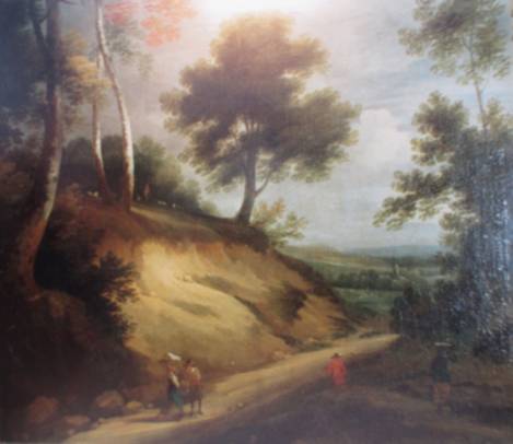 Travellers on a Sunken Road