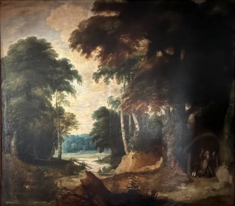 Wooded Landscape with Saint Anthony