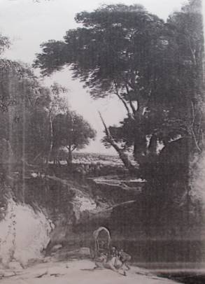 Wagon with Fallen Horse on a Sunken Road