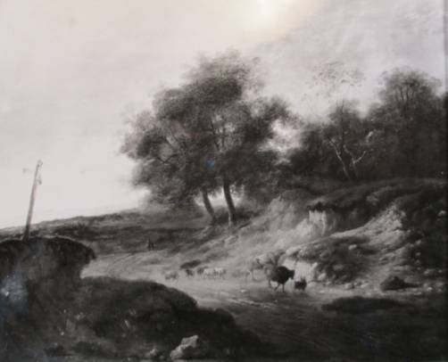 Hollow Track with Cattle