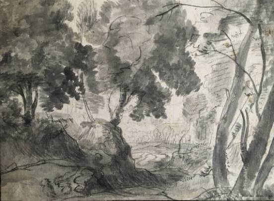 Wooded Landscape with Sunken Road