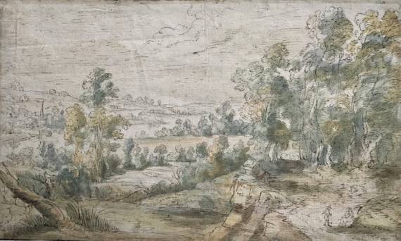 River in a Broad Valley