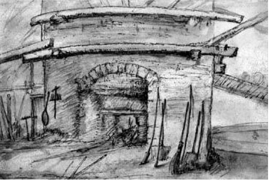 Interior with a Fireplace