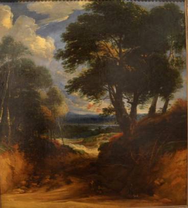 A Sunken Road with a View of a Valley
