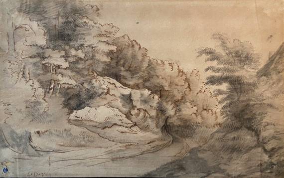 Road in a Woody Landscape