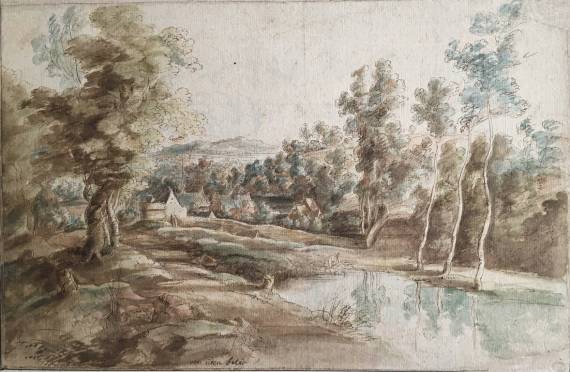 Wooded Landscape with a Cloister