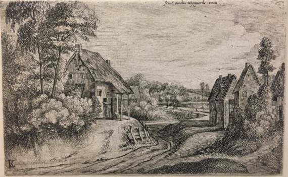 Landscape with a Road between Farms (III)