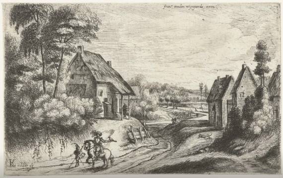 Landscape with a Road between Farms (V)
