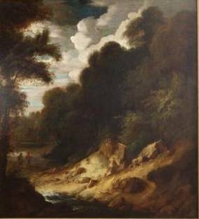 Walkers in the Sonian Forest
