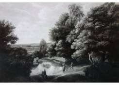 Work 1084: Fgures in a Wooded Landscape
