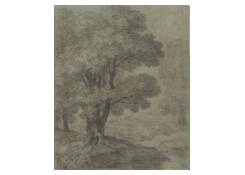 Work 1088: Hilly Landscape with Oak Trees