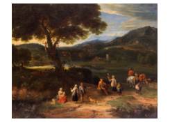 Work 1118: Peasants in a Hilly Landscape