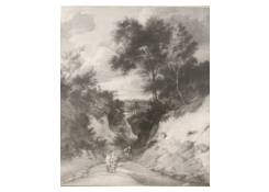 Work 1180: A Sunken Road with Travellers