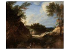 Work 255: Hilly Landscape with Figures