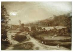Work 132: Distant View with Village