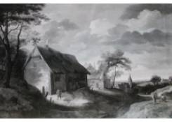 CB 138: A Village Scene Work 138: A Village Scene
