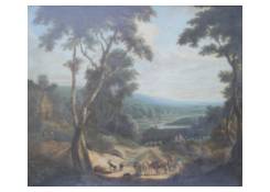 Work 143: Landscape with Figures and Cattle