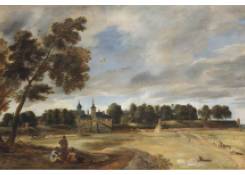 Work 155: View of a Fortified Town along a River