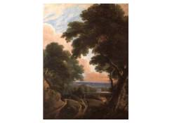 paintings CB:222 A wooded Landscape with Peasants on a Path 