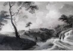 paintings CB:226 A Dune Landscape with Peasants on a Sandy Path 