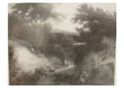 Work 240: A Track trough a Forest with Peasants resting by a Sandbank