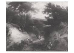 paintings CB:240 A Track trough a Forest with Peasants resting by a Sandbank