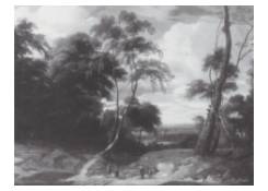 paintings CB:264 Extensive Wooded Landscape with Figures 