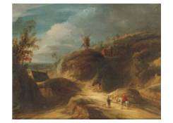 paintings CB:297 Mountainous Landscape with Travelers