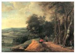 Landscape with Travelers